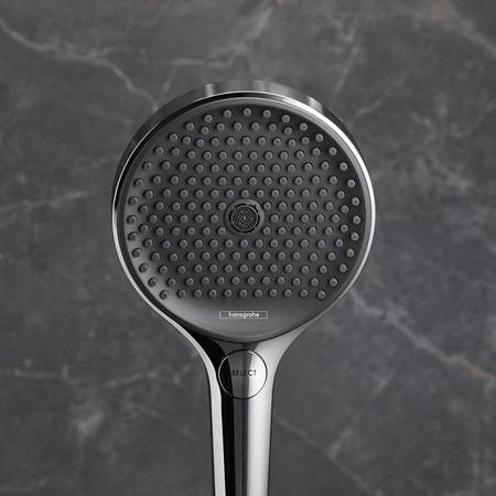 Душевой гарнитур с мыльницей Hansgrohe Rainfinity 130 3jet EcoSmart 27674000 хром