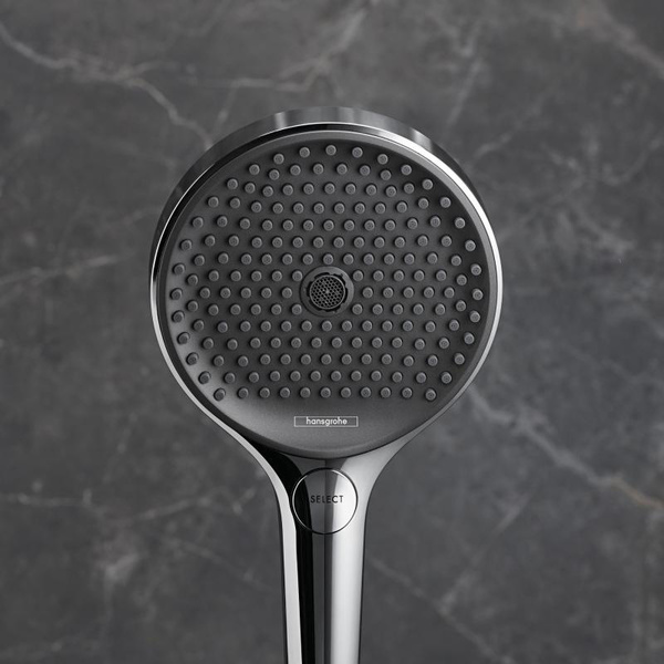 Душевой гарнитур с мыльницей Hansgrohe Rainfinity 130 3jet 27671000 хром