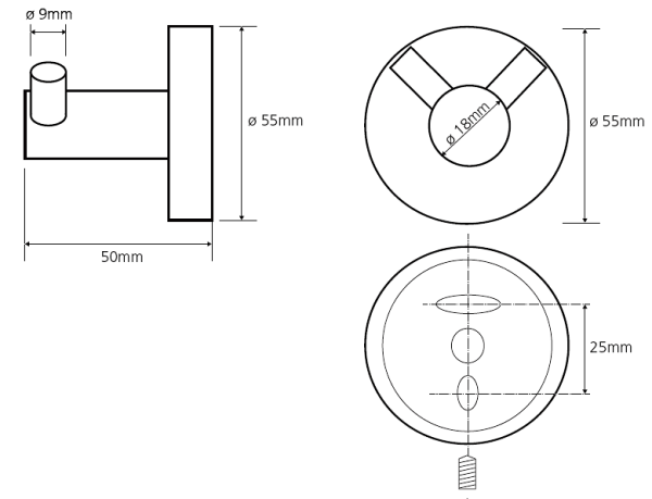 Крючок двойной  Bemeta NEO 104106035