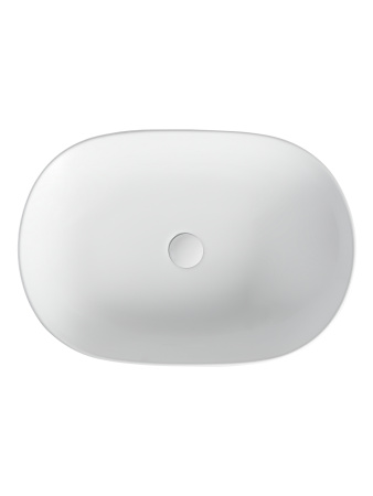 Раковина накладная (60х42) Orange  B04-600W белый глянец