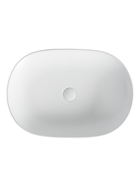 Раковина накладная (60х42) Orange  B04-600W белый глянец