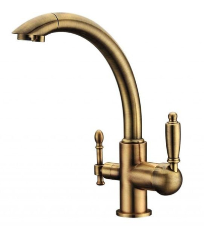 Смеситель для кухни с подключением к фильтру Zorg ZR 314 YF-33 BR