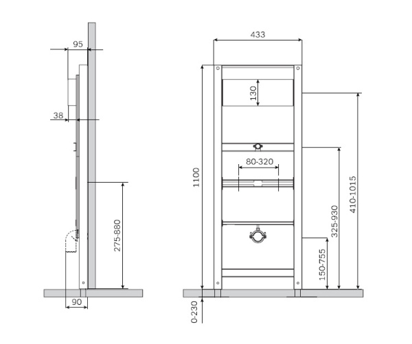 Система инсталляции для писсуара Am.Pm I022701