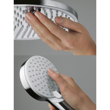 Душевая система с однорычажным смесителем Hansgrohe Crometta S 240 1jet Showerpipe 27269000 хром