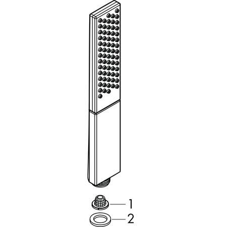 Ручной душ Hansgrohe Rainfinity 100 1jet 26866000 хром