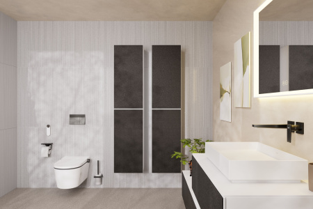 Смеситель для раковины встраиваемый Hansgrohe Metropol 32526340 шлифованный черный хром