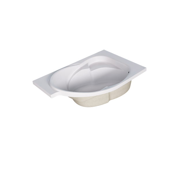 Акриловая ванна (158-176х111) Marka One Ergonomika 01эрг17511п