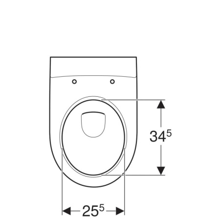 Унитаз подвесной безободковый Geberit iCon 204060000