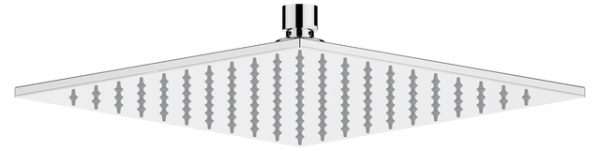 Верхний душ Keuco 250х250 мм квадратный, хром 59986 010202