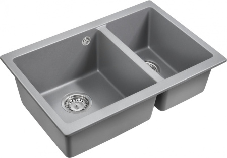 Кухонная мойка (66,5х46) EMAR EMQ-2665.PL Алмаз