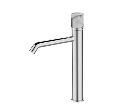 Смеситель для раковины Bronze de Luxe FOCUS хром/мрамор 24615CM