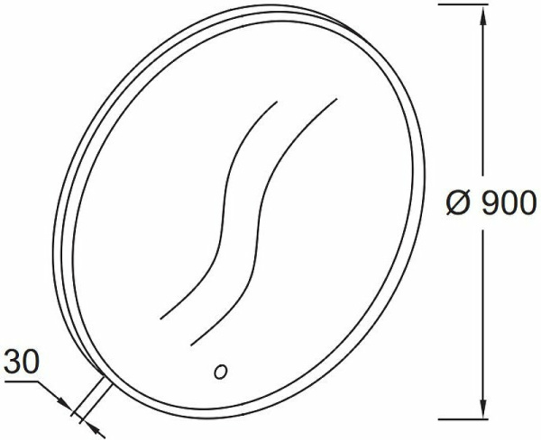 Зеркало Jacob Delafon 90 EB1456-NF