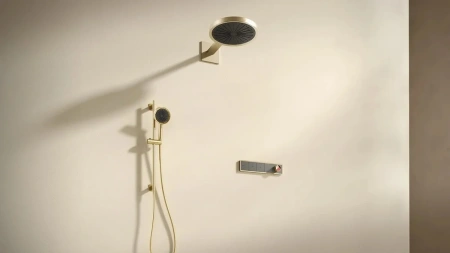 Душевой комплект с термостатом Arrow ARQ14H889CG золото