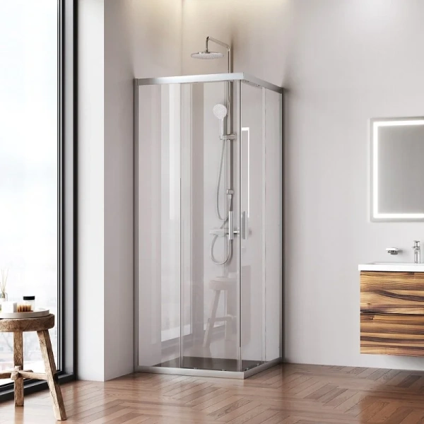 Душевой уголок (80х80) Am.Pm Gem W90G-403-8080-MT хром матовый