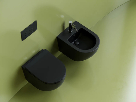 Подвесной унитаз Ceramicanova Uno Rimless CN11001MB