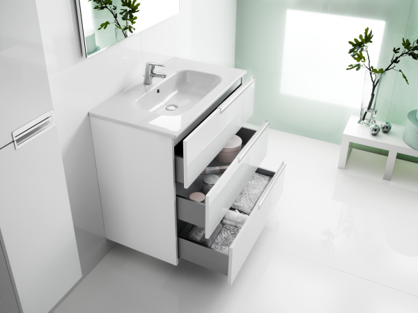 Тумба под раковину Roca Victoria Nord Ice Edition 60 3 ящика ZRU9302834