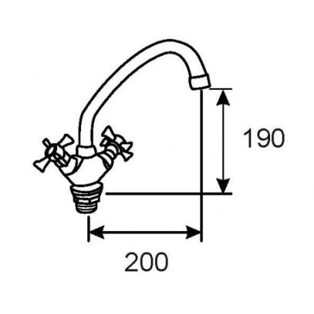 Смеситель для кухни Hansen H41051