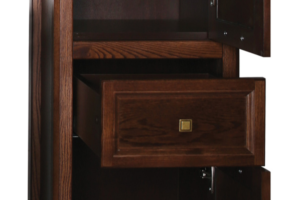 Пенал ASB-Woodline Гранда 40 11488 (коричневый)