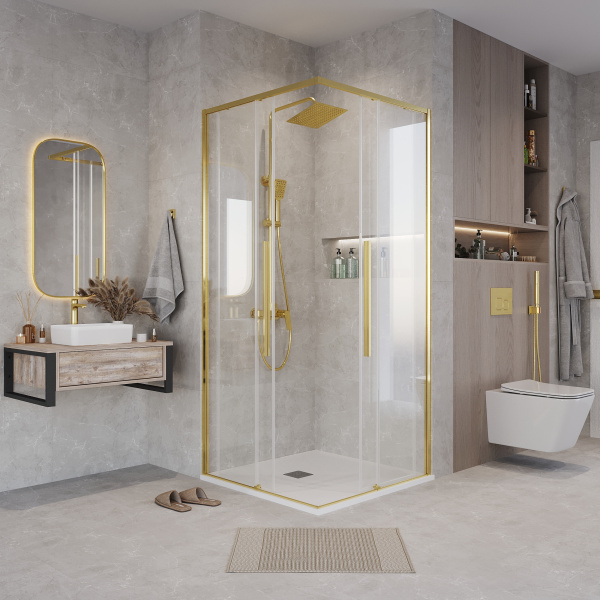 Душевая дверь (120х195) Grossman Galaxy 1/2.K33.01.12.32.00, раздвижная