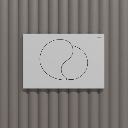 Клавиша смыва Iddis Unifix, белая (UNI02MWi77)