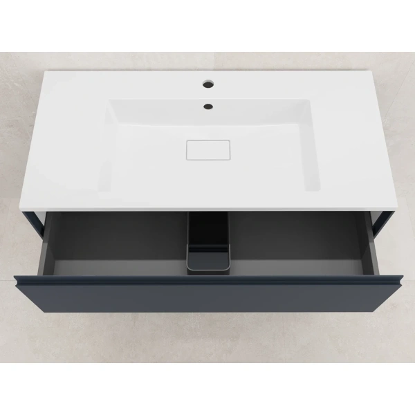 Тумба напольная без раковины 100 см Style Line Лима ЛС-00002349 графит матовый