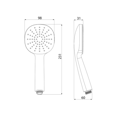Лейка для душа Iddis Optima Home (OPH1FG9i18)