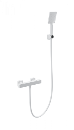 Смеситель для душа с термостатом WONZON & WOGHAND STAY 3, белый матовый WW-B2062-A-MW