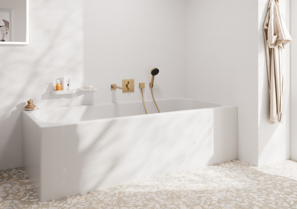 Излив для ванны Hansgrohe Tecturis E 73410140 шлифованная бронза