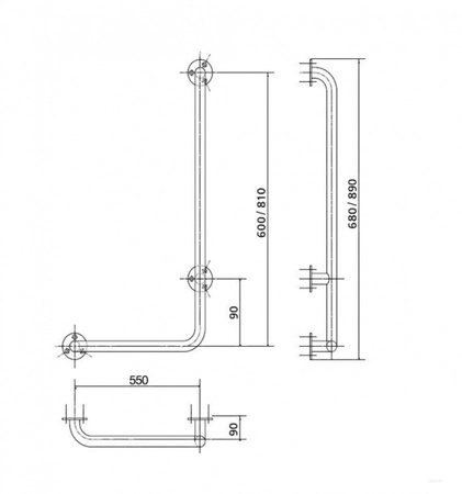 Поручень для душа BEMETA Help 301112063