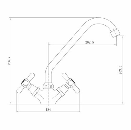 Смеситель для кухни FASHUN A4125