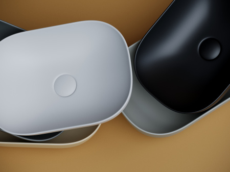 Раковина накладная (45,5х32,5) Ceramica Nova ELEMENT CN6009MDH