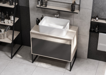 Тумба под раковину Aquaton Лофт Урбан 80 1A247601LQX60