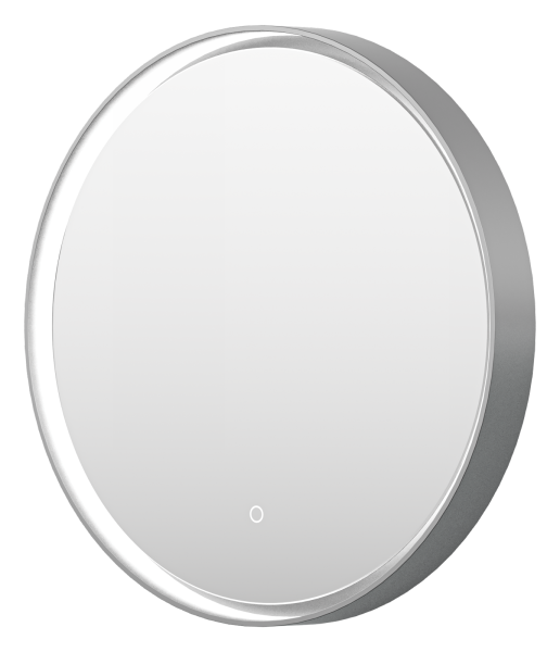 Зеркало (60х60)  Brevita Pluto  PLU-Nim6-060-platinum