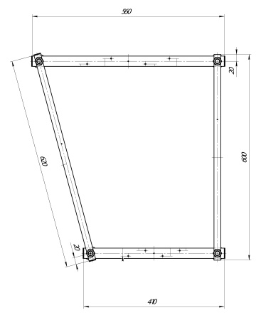Рама разборная 1Marka Piccolo R/L 03пк1770