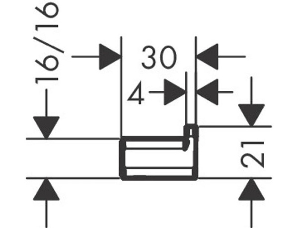 Крючок AddStoris Hansgrohe 41742990