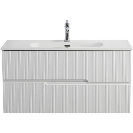 Тумба под раковину Cezares DUET-N-1000-2C-SO-BL Bianco Lucido