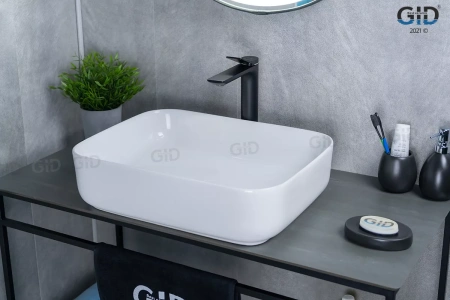 Раковина накладная (50х39) Gid D1304