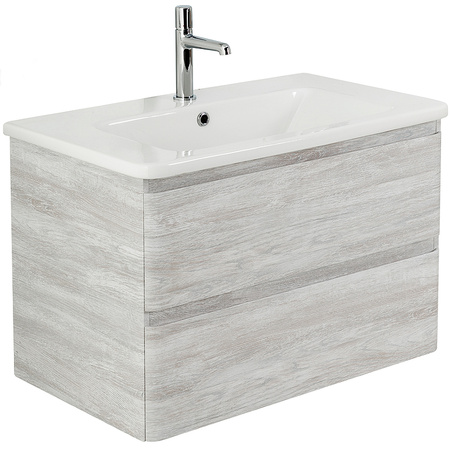 База под раковину BelBagno ALBANO-CER-800-2C-SO-RVB подвесная Rovere Vintage Bianco