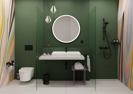Ведро для мусора Hansgrohe AddStoris 41775670 черный матовый