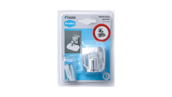 Мыльница FIXSEN Kvadro магнит FX-61309A