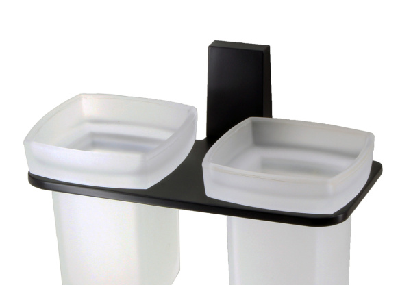 Стакан для зубных щеток двойной WasserKRAFT Abens K-3228D