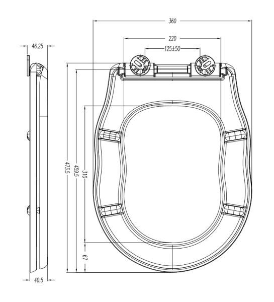 Крышка-сиденье BelBagno BOHEME BB115SC