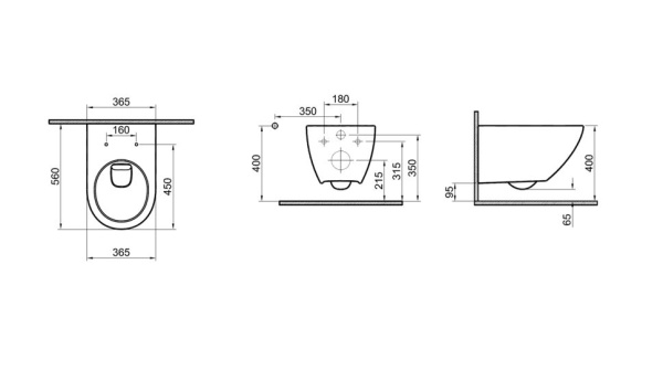 Комплект унитаза Cersanit Sreet Fusion Vortex DPL EO Slim с инсталляцией Vector 64578 