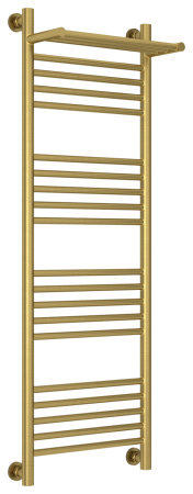 Полотенцесушитель Водяной Сунержа Богема с полкой + (120х40) Состаренная Латунь 051-0223-1240