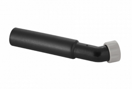 Соединительное колено Geberit с накидной гайкой из PE: d=40-50мм 854.454.00.1