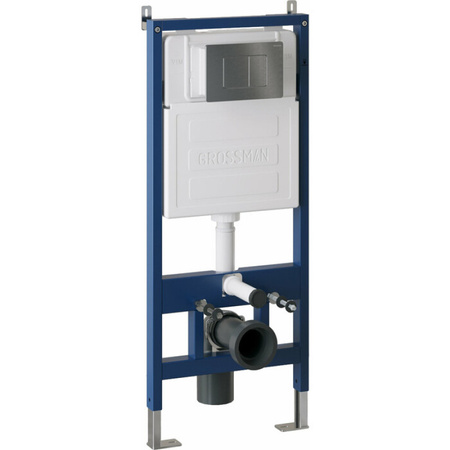 Инсталляция для подвесного унитаза 4 в 1 Grossman  Classic 97.04.42M графит