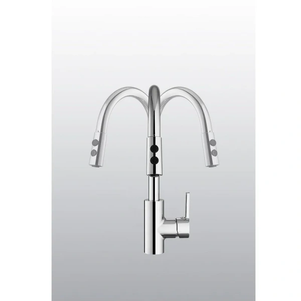 Смеситель для кухни с выдвижным изливом Arrow AG4506 хром Смеситель для кухни с выдвижным изливом Arrow AG4506 хром