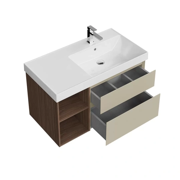 Тумба под раковину Kerama Marazzi Cubo 90 CUB.90.2Rh\LIM.N