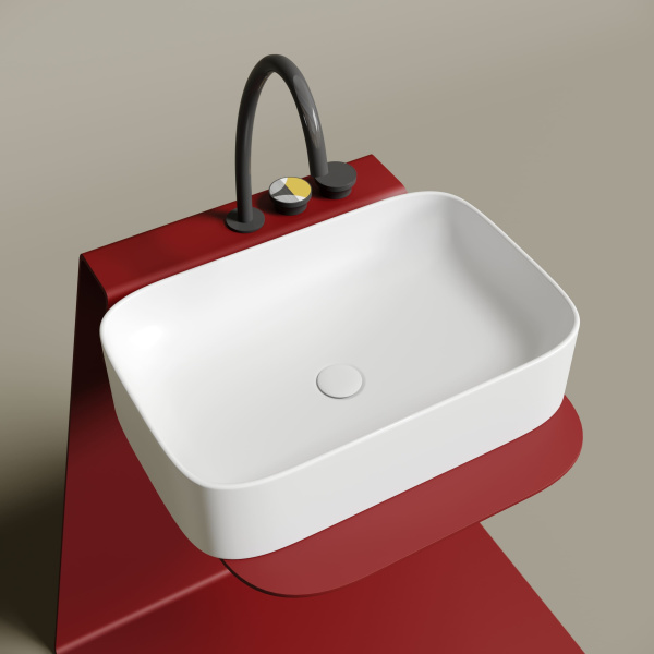 Раковина накладная (60,5х38) Ceramica Nova ELEMENT CN6053MW матовая