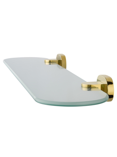 Стеклянная полка для ванной WONZON & WOGHAND FIRST, глянцевое золото WW-8427-LG